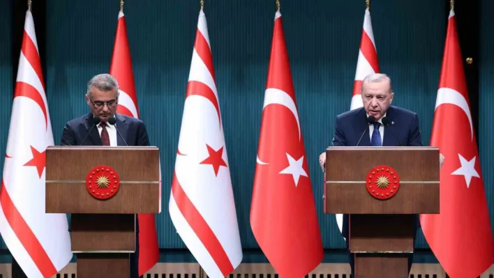 Cumhurbaşkanı Erdoğan: 'Kıbrıs meselesine en gerçekçi çözümün Ada'da iki devletin bir arada var olmasından geçtiğine inanıyoruz'