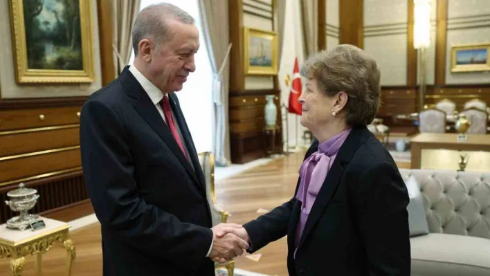 Cumhurbaşkanı Erdoğan, ABD'li Senatör Jeanne Shaheen'i kabul etti