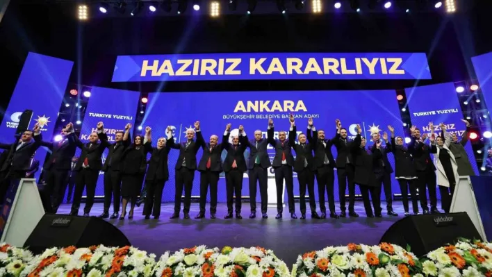 Cumhurbaşkanı Erdoğan açıkladı: 'AK Parti Ankara Büyükşehir Belediye Başkan Adayı Turgut Altınok.'