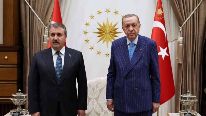 Cumhurbaşkanı Erdoğan, BBP Genel Başkanı Destici'yi kabul etti