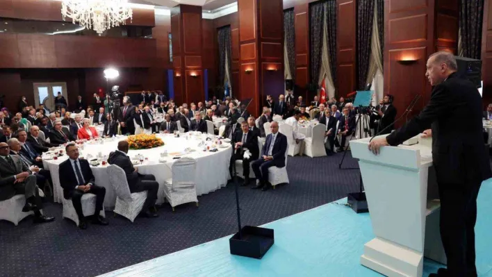 Cumhurbaşkanı Erdoğan, Büyükelçilerle iftar programında konuştu