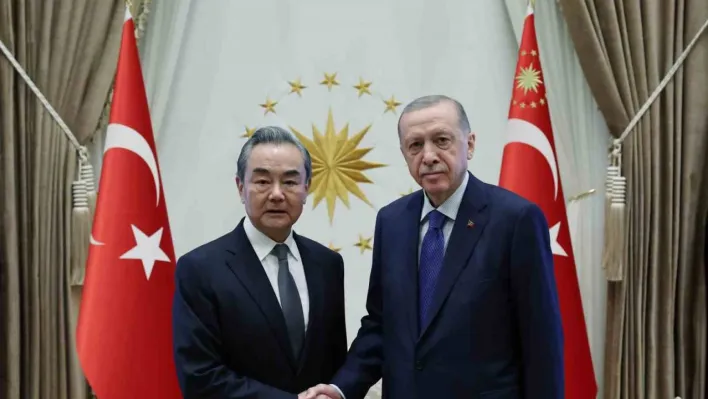 Cumhurbaşkanı Erdoğan, Çin Dışişleri Bakanı Wang Yi'yi kabul etti