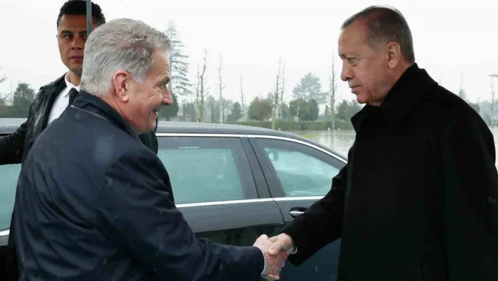 Cumhurbaşkanı Erdoğan, Finlandiya Cumhurbaşkanı Sauli Niinistö 'yü resmi törenle karşıladı