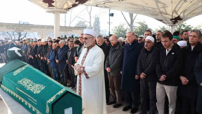 Cumhurbaşkanı Erdoğan, Kasım Yağcıoğlu'nın cenaze törenine katıldı