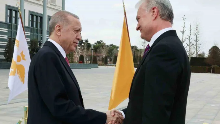 Cumhurbaşkanı Erdoğan, Litvanya Cumhurbaşkanı Nauseda ile görüştü