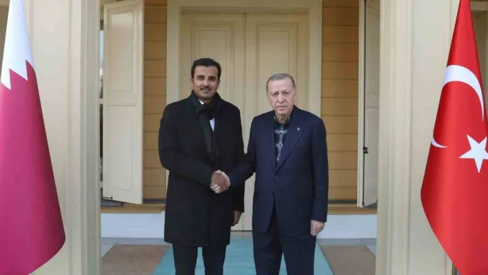 Cumhurbaşkanı Recep Tayyip Erdoğan'ın Katar Emiri Al Sani ile görüşmesi başladı