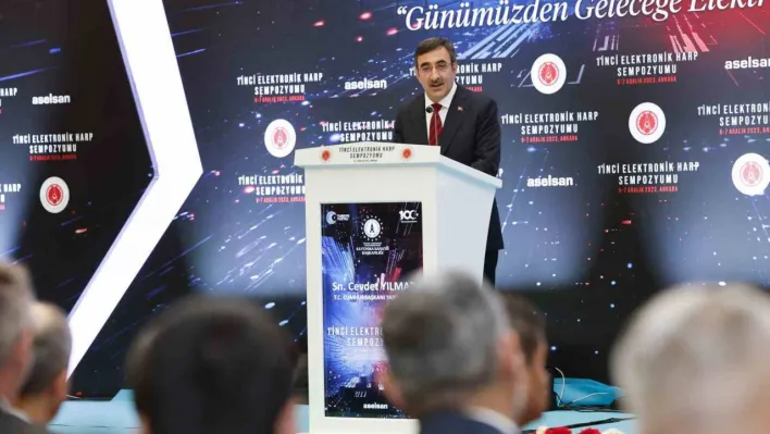 Cumhurbaşkanı Yardımcısı Yılmaz: 'Elektronik harp sistemlerimiz ile mavi vatanda daha güçlü hale geleceğiz'