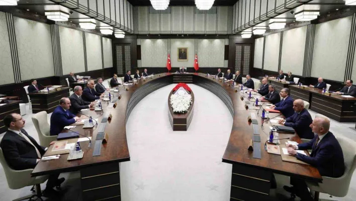 Cumhurbaşkanlığı Kabinesi, Cumhurbaşkanı Recep Tayyip Erdoğan başkanlığında Beştepe'de toplandı.