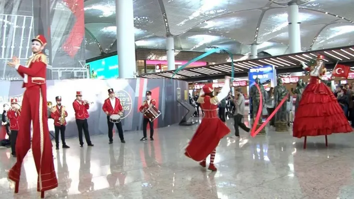 Cumhuriyet Bayramı İstanbul Havalimanı'nda coşkuyla kutlandı