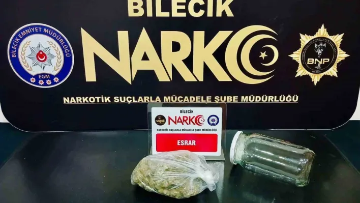 Dedektör köpeği 'İntel'den uyuşturucu operasyonu