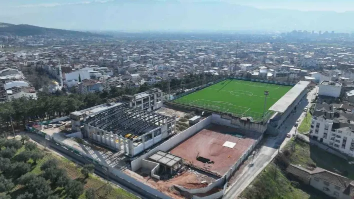 Demirtaş Spor Kompleksi'ndeki çalışmalar hızlandı