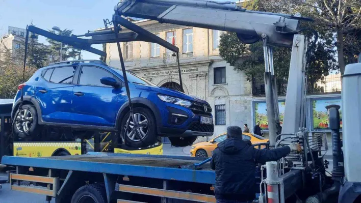 Denetime ağzında sigarayla takılan taksiciye ceza: Bir anlık dalgınlığımıza geldi