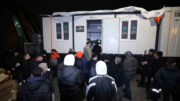 Deprem bölgesinde günde bin kişinin yemek ihtiyacını karşılayacaklar