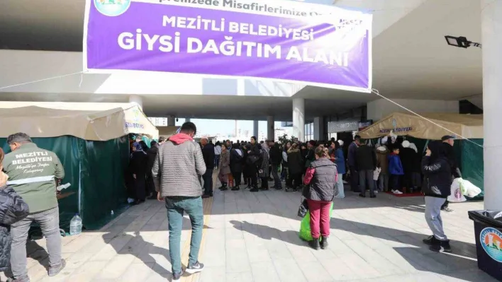 Deprem sonrası Mezitli'ye gelenlerin sayısı 100 bine ulaştı