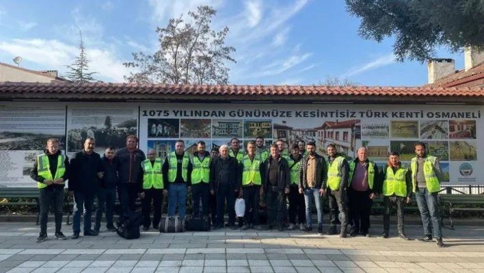 Destek ekibi konteynır kurulumuna destek olmak üzere deprem bölgesine gitti