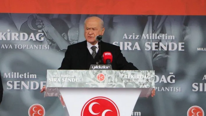 Devlet Bahçeli, altılı masaya ve Kılıçdaroğlu'na ateş püskürdü