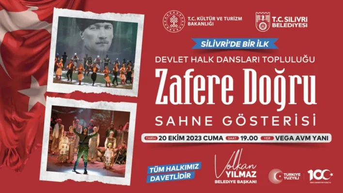 Devlet halk dansları topluluğu Silivri'ye geliyor