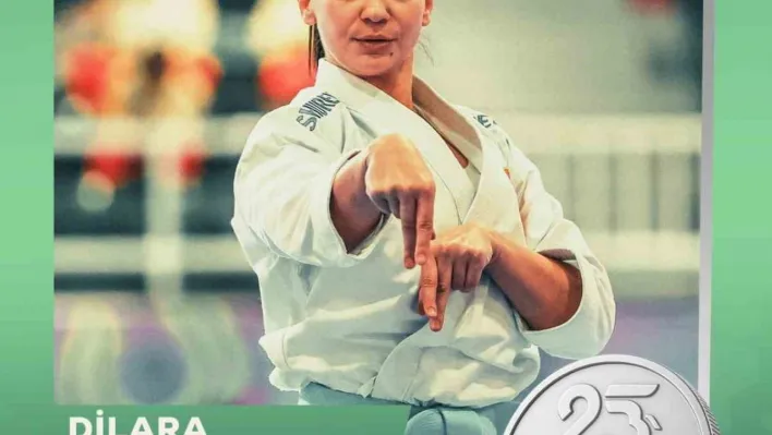 Dilara Bozan'dan gümüş madalya