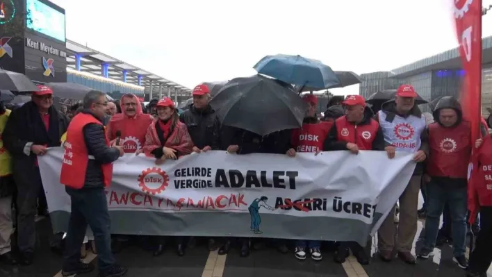 DİSK: 'Gelirde adalet, vergide adalet'