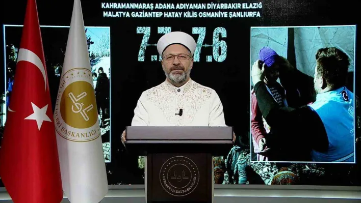 Diyanet İşleri Başkanı Erbaş: 'Hocalarım, yaralı gönüllere merhem olmak için pervane oldunuz'