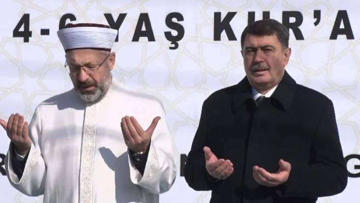 Diyanet İşleri Başkanı Erbaş: 'Hangi anne ve baba çocuğunun kötülüklerle meşgul olmasını ister ki'