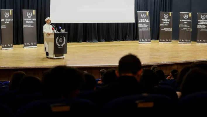 Diyanet İşleri Başkanı Erbaş: 'İslam'ın adalet sistemine uygun olarak oluşturulacak bir BM dünyayı kurtarır'