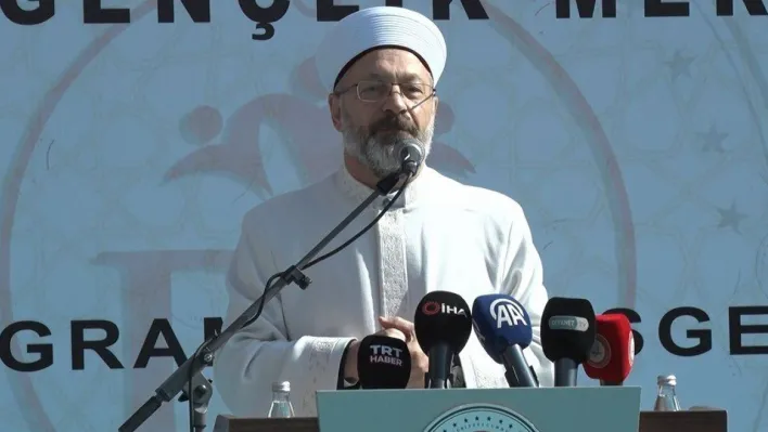 Diyanet İşleri Başkanı Erbaş, Çukurambar Diyanet Gençlik Merkezi açılışına katıldı