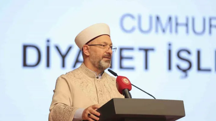 Diyanet İşleri Başkanı Erbaş, imam hatip öğrencileriyle bir araya geldi