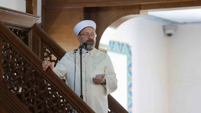 Diyanet İşleri Başkanı Erbaş'tan cuma hutbesinde 15 Temmuz vurgusu