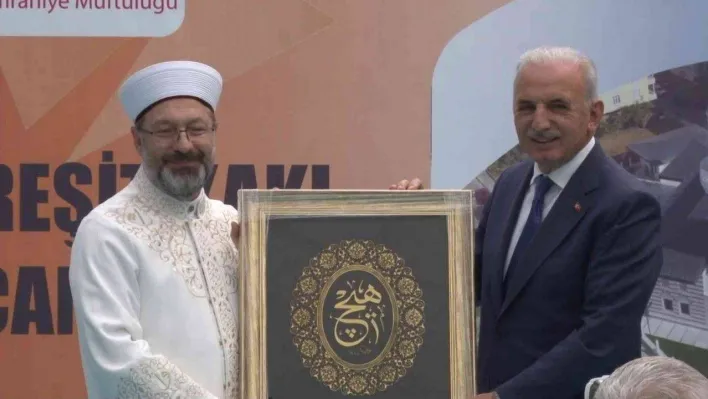 Diyanet İşleri Başkanı Prof. Dr. Ali Erbaş: 'Şehirlerimiz camilerimiz ile süslenmeli'