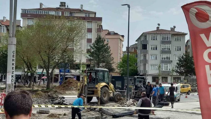 Doğal gaz borusunu patlattılar: Çerkezköy'de doğal gaz paniği