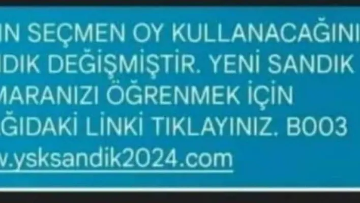 Dolandırıcıların 'seçim' tuzağı