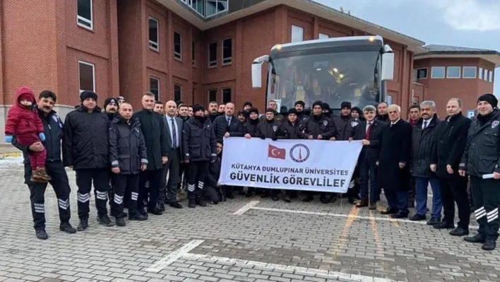 DPÜ'den deprem bölgesine gıda ve personel desteği