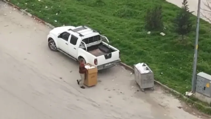 Dron ile tespit ettiler çevreyi kirletenlere ceza yağdırdılar