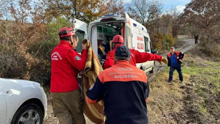 Dursunbey'de kaybolan yaşlı kadın bulundu