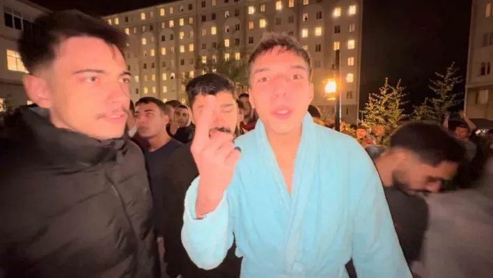 Duş alamayan öğrenciler Edirne Belediyesi'ni protesto etti