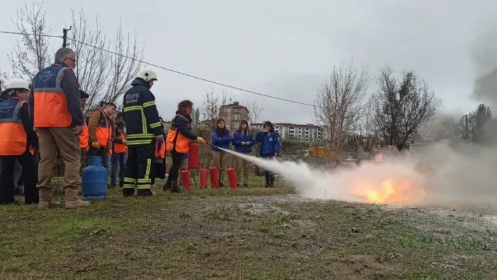 E-Devlet'teki eğitimlerini tamamlayan gönüllülere saha eğitimi