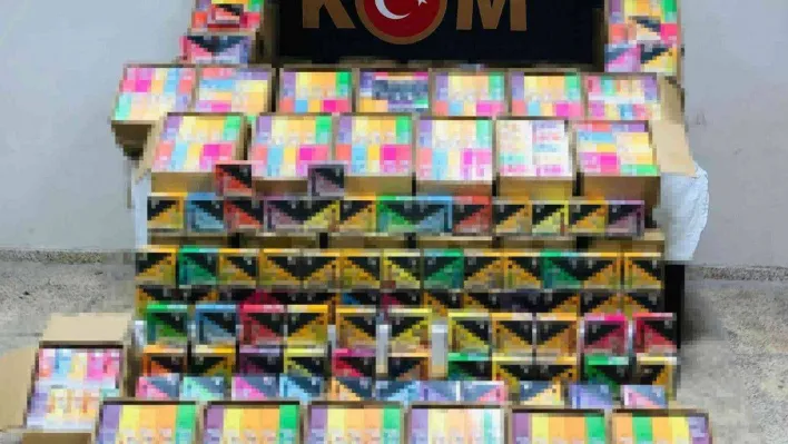 Edirne'de 11 bin adet gümrük kaçağı sigara ele geçirildi
