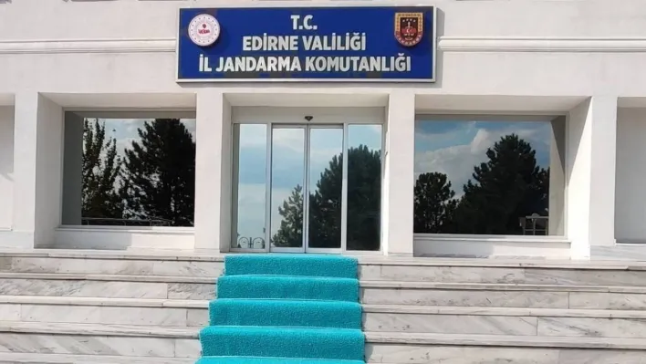 Edirne'de 13 yıl 4 ay hapis cezası bulunan şüpheli yakalanarak tutuklandı