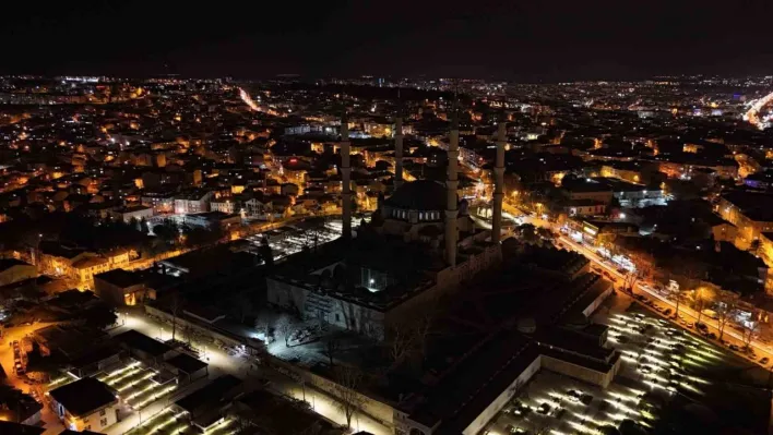 Edirne'de Berat Kandili dualarla idrak edildi