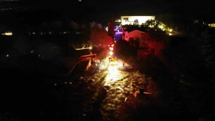 Edirne'de depoda çıkan yangın söndürüldü