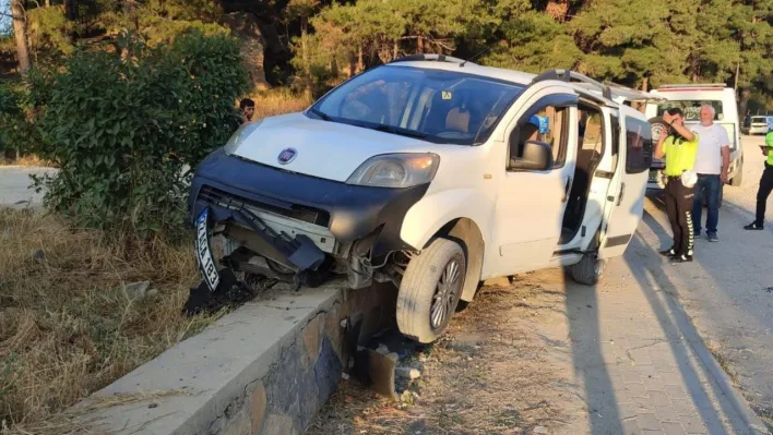 Edirne'de drift yaparken duvara çarpan sürücüye 46 bin TL ceza kesildi