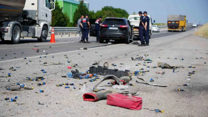 Edirne'de feci kaza: 1 ölü, 1 yaralı