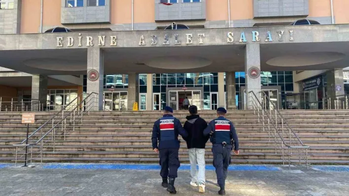 Edirne'de firari hükümlü Yunanistan'a kaçarken yakalandı