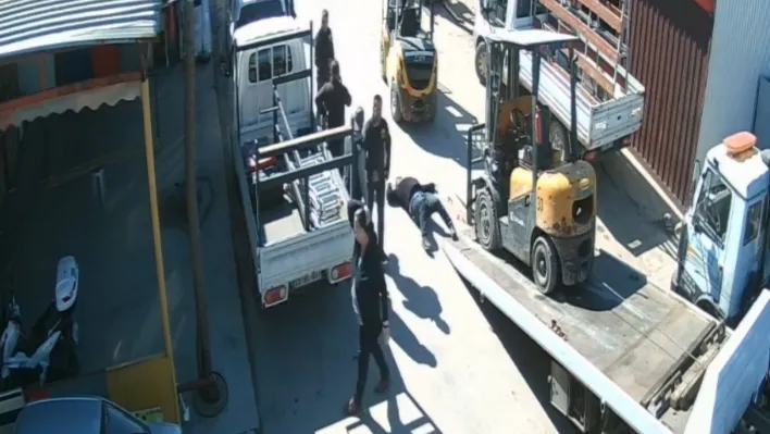 Edirne'de forklift kazasında 1 kişi feci şekilde hayatını kaybetti: O anlar kamerada
