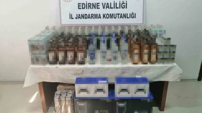 Edirne'de kaçakçılık operasyonu