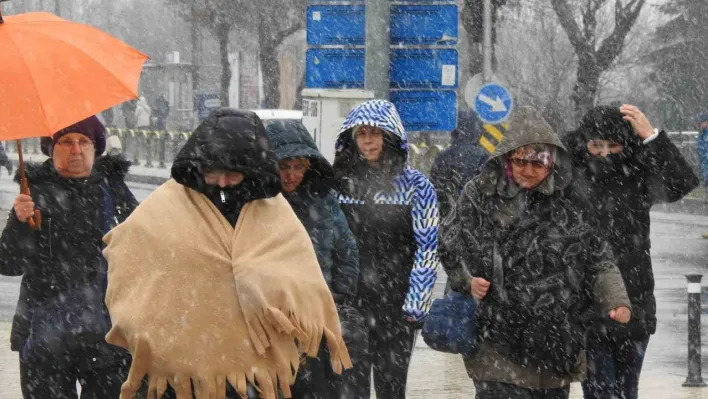 Edirne'de kar yağışı etkisini sürdürüyor