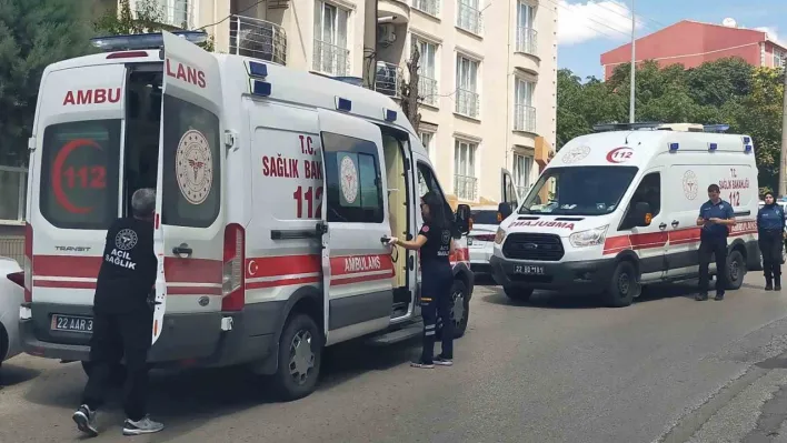 Edirne'de korkunç kaza kamerada