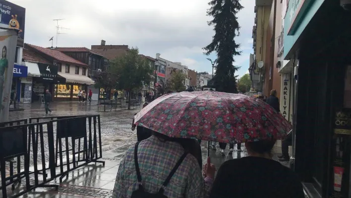 Edirne'de sağanak yağış