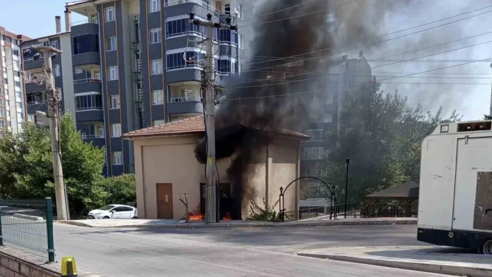 Edirne'de trafo binasında yangın paniği